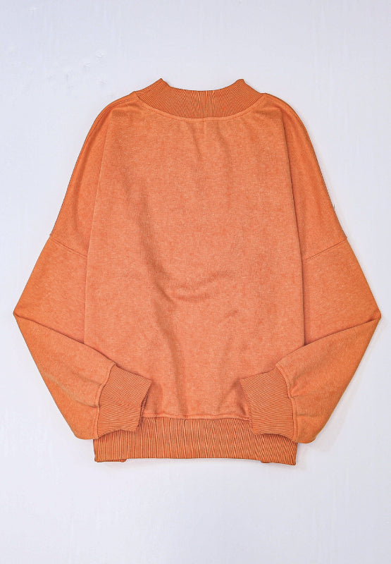 Streetwear look dropped shoulder sweatshirt – Voguelle