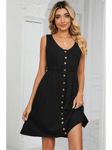 Side slit detail of striped midi dress – Voguelle