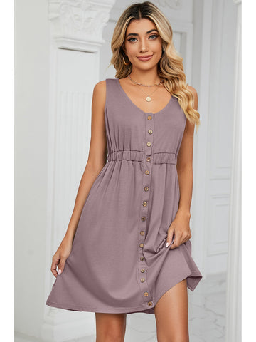 Hemline detail of A-line mini dress – Voguelle