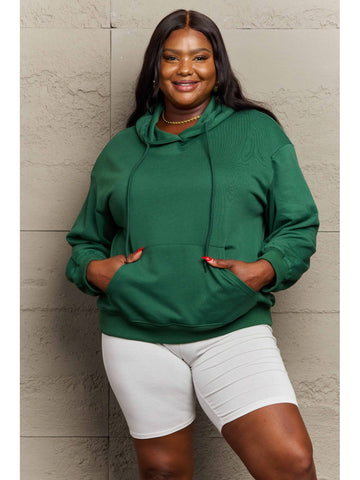 Dropped shoulder camel hoodie laid-back style – Voguelle