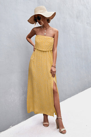 Close-up slit detail maxi dress – Voguelle